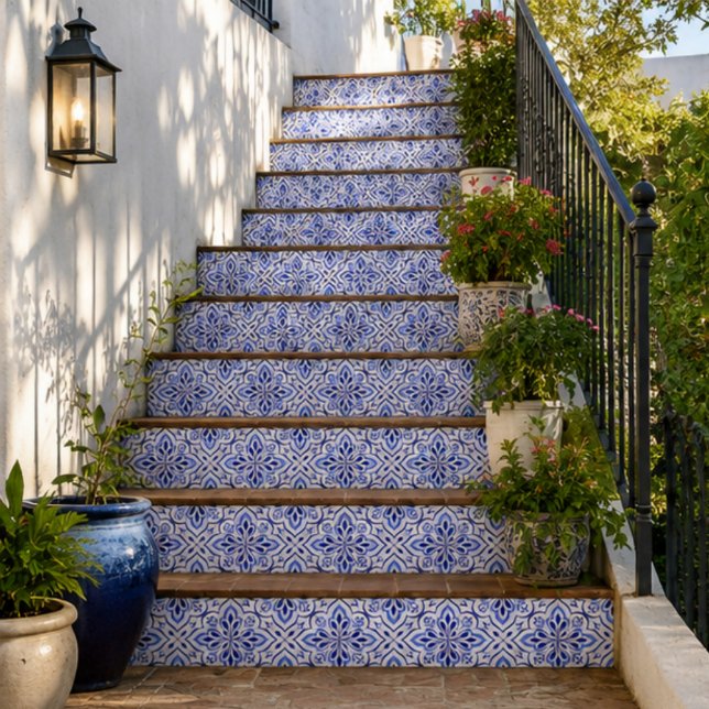 Carreau Cascais Elegance Delicate Blue Mediterranean (Créateur téléchargé)