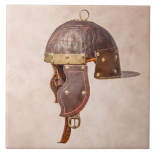 Carreau Casque militaire romain antique