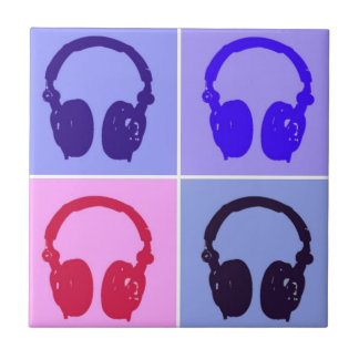 Carreau Casques Pop Art