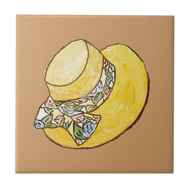 Carreau Casquette de paille (Devant)