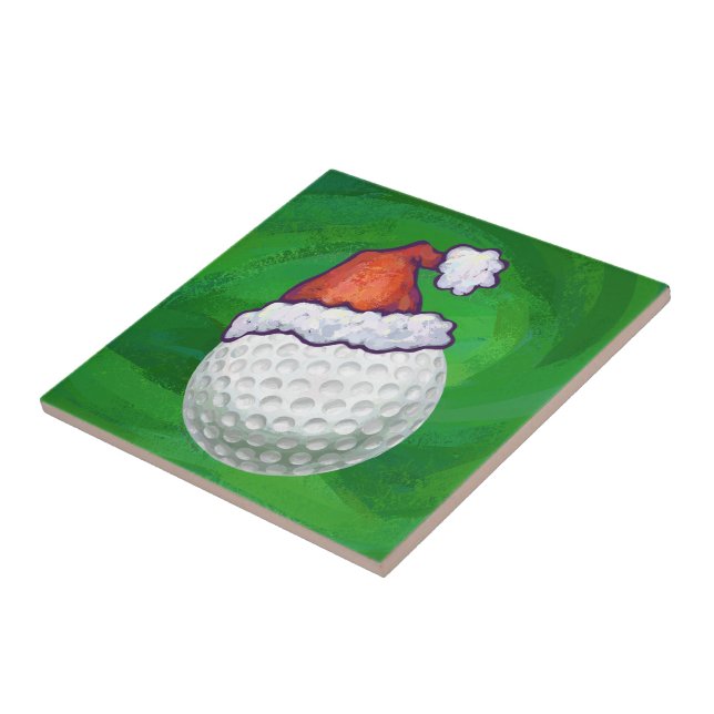 Carreau Casquettes de Noël à la balle de golf (Côté)