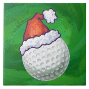 Carreau Casquettes de Noël à la balle de golf