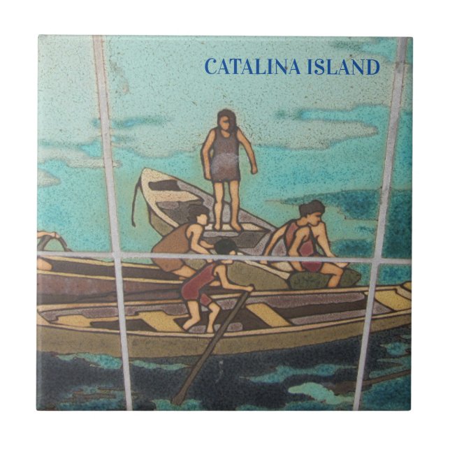 CARREAU CATALINA ISLAND CERAMIC TILE ISLAND LIFE (Devant)