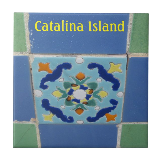 CARREAU CATALINA ISLAND CERAMIQUE TILE CATALINA CYCLE DE C (Devant)