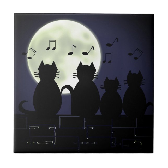 Carreau caterwaugh au clair de lune (Devant)