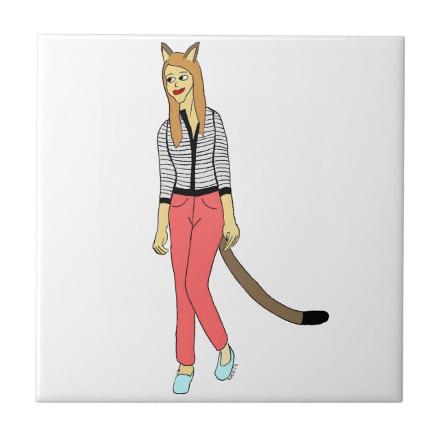 Carreau catgirl (Devant)