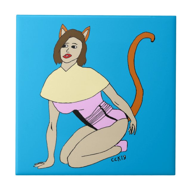 Carreau catgirl (Devant)