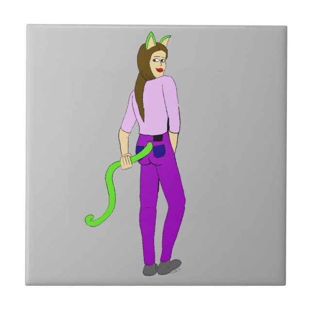 Carreau catgirl (Devant)