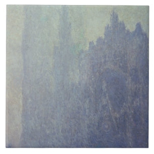 Carreau Cathédrale de Claude Monet Rouen, temps brumeux