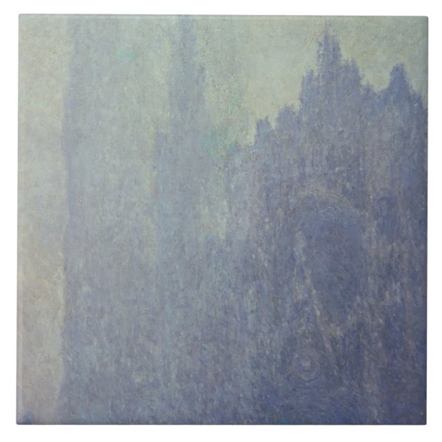 Carreau Cathédrale de Claude Monet | Rouen, temps brumeux (Devant)