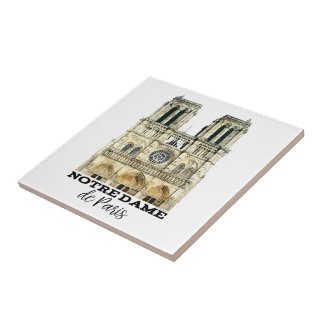 Carreau Cathédrale de la France de souvenir de Notre-Dame
