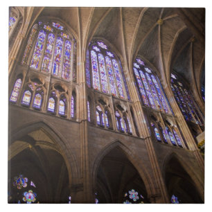Carreau Cathédrale de León, vitraux intérieurs