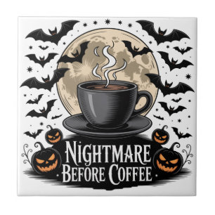 Carreau Cauchemar Avant Halloween Café