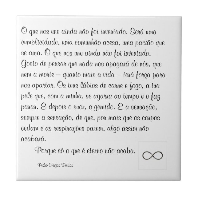 Carreau Ce que dans les joint encore a été inventé (Devant)