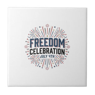 Carreau Célébration de la liberté 4 juillet conception de