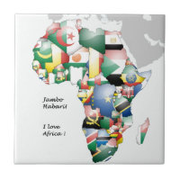 Célébration de l'Afrique dans le design des drapea