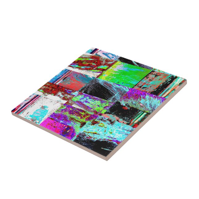 Carreau Ceramic Tile – Abstract Grid (Côté)