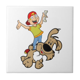 Carreau Ceramic Tile Dog