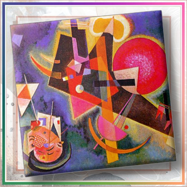 Carreau CERAMIC TILE - "In Blue" - Wassily Kandinsky (Créateur téléchargé)
