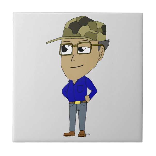 Carreau céramique de chibi (Devant)