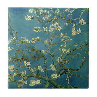 Carreau Céramique de fleur de l'amande de Vincent van Gogh