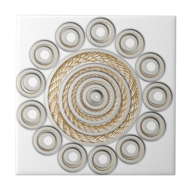 Carreau Céramique Tile Rope Style Pays (Devant)