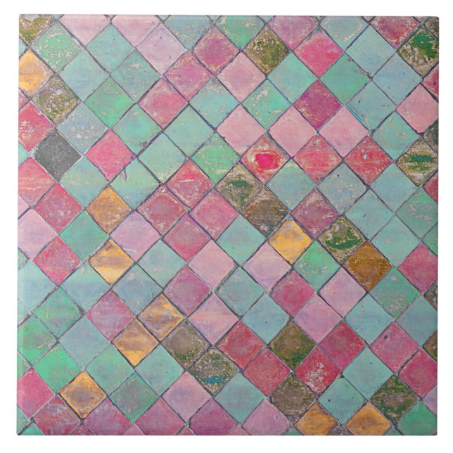 Carreau Céramique vintage en mosaïque (Devant)