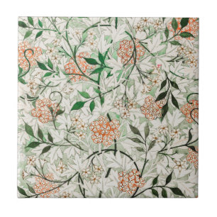 CARREAU CÉRAMIQUE: WILLIAM MORRIS : JASMINE