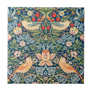 CARREAU CÉRAMIQUE: WILLIAM MORRIS : STRAWBERRY TH