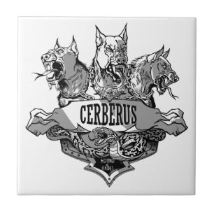 Carreau Cerberus et serpent