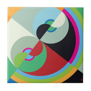 Carreau Cercles Abstraits Carrelage céramique