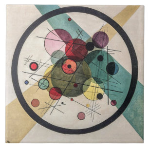 Carreau Cercles dans un cercle - Kandinsky