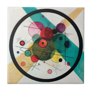 Carreau Cercles dans un cercle par Wassily Kandinsky