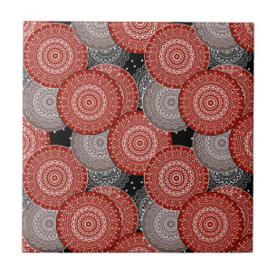 Carreau cercles géométriques modernes Abstraits formes ron
