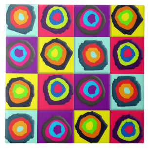 Carreau cercles motif