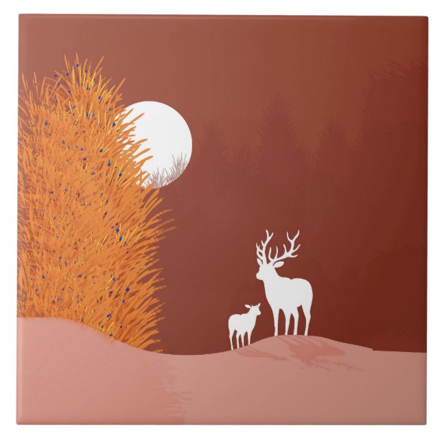 Carreau Cerf sur Lit Hill (Devant)
