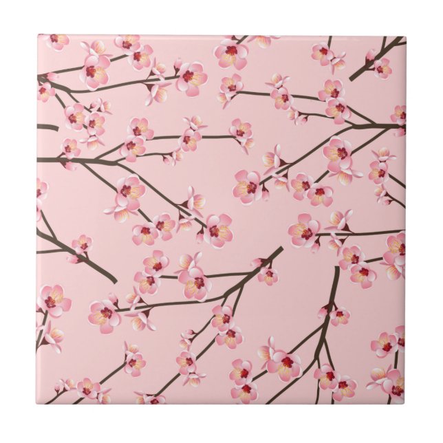 Carreau Cerisier en fleurs (Devant)