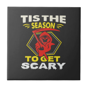 Carreau C'est la saison d'obtenir un Grim Reaper Halloween