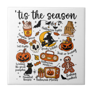 Carreau 'C'est la saison Halloween Doodles