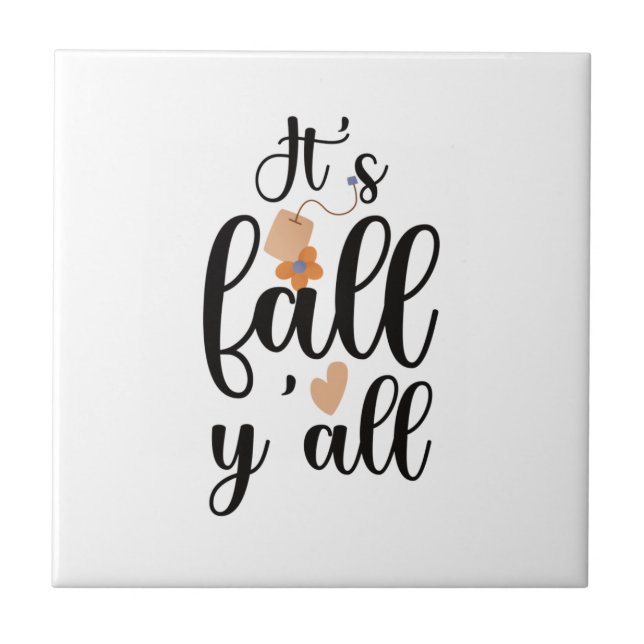 Carreau C'est le sac à thé de la chute. (Devant)