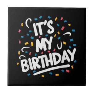 Carreau C'est mon anniversaire pour les garçons les filles