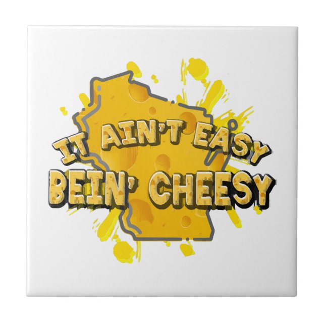 Carreau C'est pas facile d'être fromage (Devant)