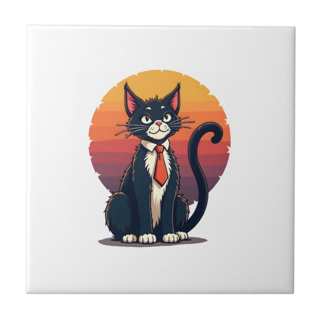 Carreau Ch Ch Ch Meow Meow Costume d'Halloween Effrayant p (Devant)