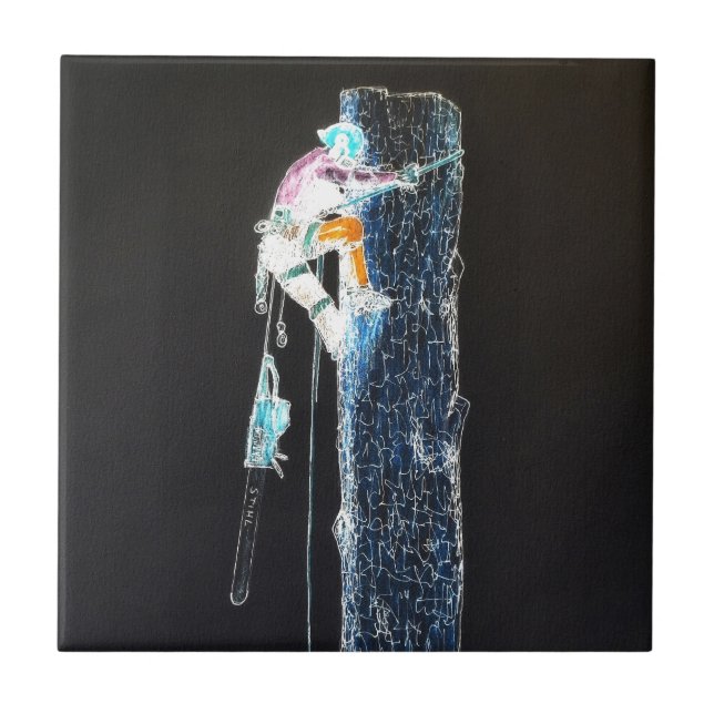 Carreau Chaîne d'arboriste de l'électricien (Devant)