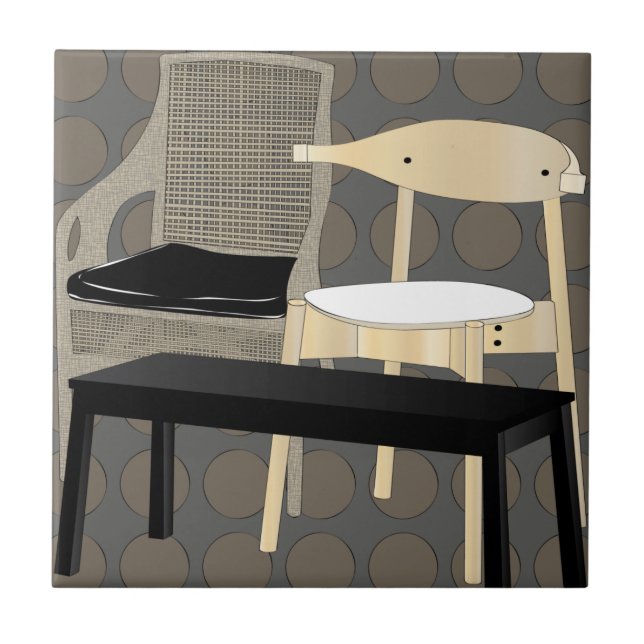 Carreau Chaises Ikea Meubles Carrelage Brown (Devant)