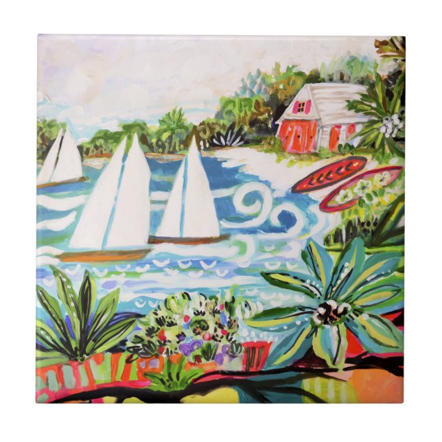 Carreau Chalet rouge de la Baie II (Devant)