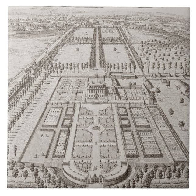 Carreau Chambre de Fairford, Seat de Samuel Barker, de 'T (Devant)