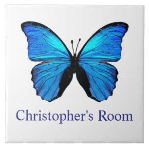 Carreau Chambre d'enfants Papillon Bleu