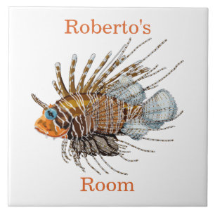 Carreau Chambre d'enfants Poisson Lion