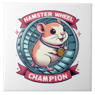 Carreau Champion de roue de hamster